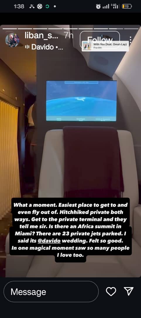 CHIVIDO: Guests reportedly parked 23 private jets in Miami