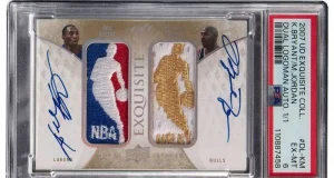 Jordan & Kobe signed card sells at $12.9m; becoming most expensive sports card in history Jordan & Kobe signed card $12.9m