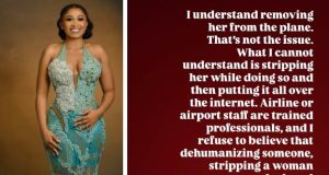 Ibom Air : Stripping of passenger UNACCEPTABLE – Mary Njoku FUMES Ibom Air passenger: Remmy Njoku REACTS