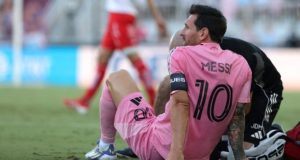 Messi out indefinitely with ‘minor muscle injury’ Messi out indefinitely with 'minor muscle injury'