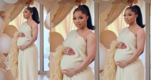 Moments from Toke Makinwa’s baby shower Moments from Toke Makinwa's baby shower