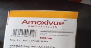 NAFDAC recalls Amoxivue (Amoxicillin) 500mg capsules NAFDAC recalls Amoxivue (Amoxicillin) 500mg capsules