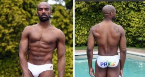 Newly divorced Ore Oduba poses in tiny pride pants + He has alot to say