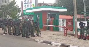 Police seal off Edo NLC secretariat Police seal off Edo NLC secretariat