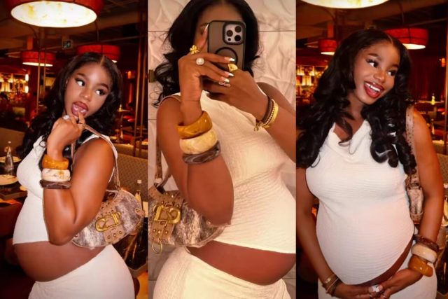 Priscilla Ojo flaunts baby bump in new video