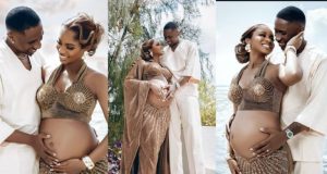 Priscilla Ojo shares more maternity photos Priscilla Ojo shares maternity throwback pictures in Tanzania