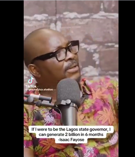 I can generate 2 billion monthly if I was Sanwo-Olu - Isaac Fayose