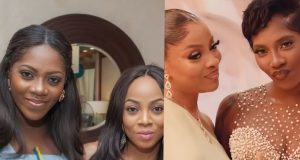 Baby bump photos of Tiwa Savage and Toke Makinwa stir reactions Baby bump photos of Tiwa Savage and Toke Makinwa stir reactions