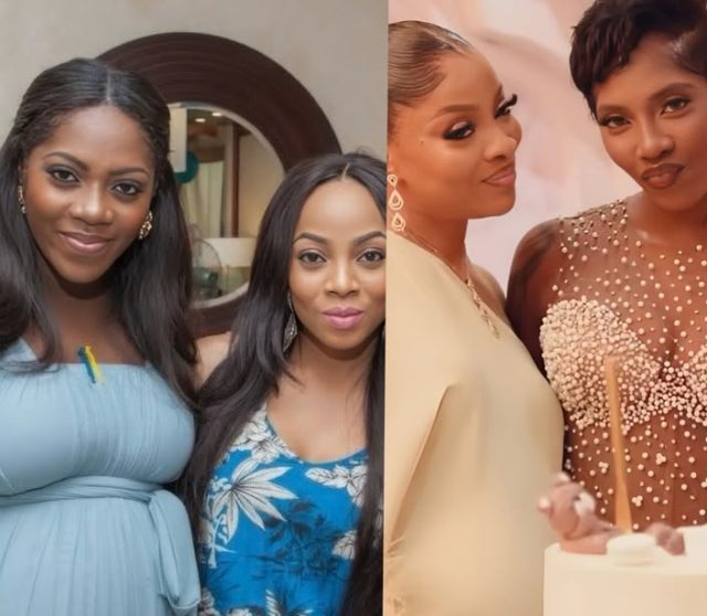 Baby bump photos of Tiwa Savage and Toke Makinwa stir reactions Baby bump photos of Tiwa Savage and Toke Makinwa stir reactions