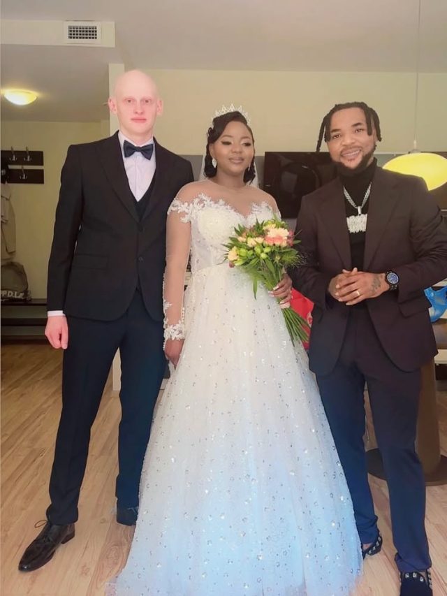 Oritse Femi's daughter weds Lithuanian husband