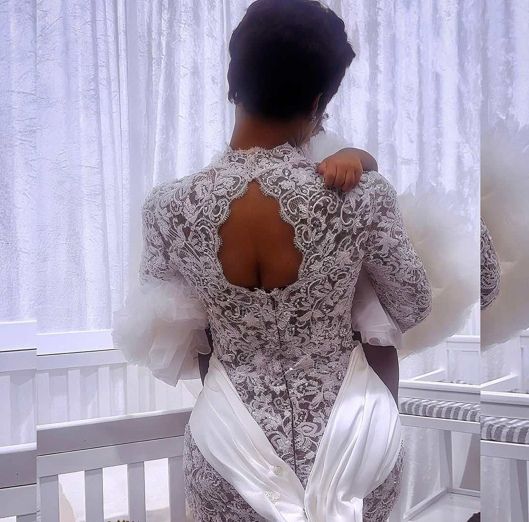 Davido's wife, Chioma poses with their twin daughter