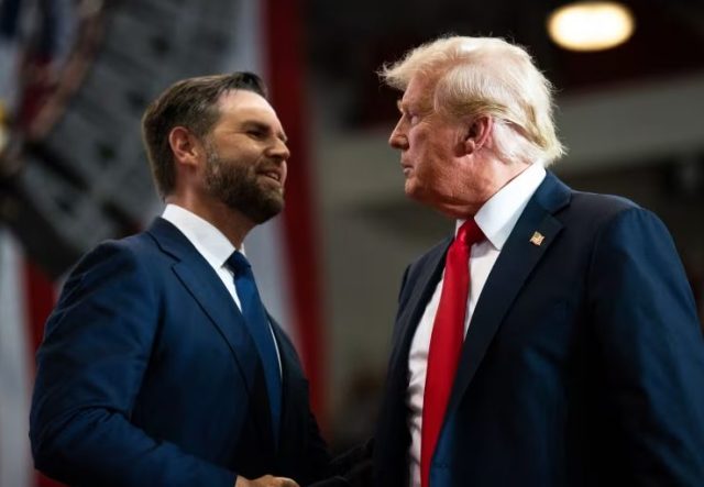 Trump names Vice President JD Vance as heir apparent