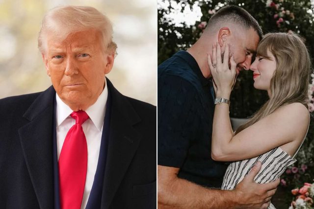 Trump reacts to Taylor Swift & Travis Kelce’s engagement