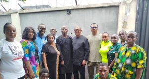 Peter Obi visits late Peter Rufai’s family Peter Obi visits late Peter Rufai’s family