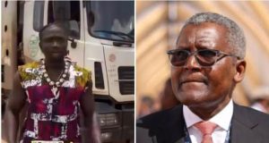 VDM leads protest by blocking Dangote trucks in Edo VDM leads protest by blocking Dangote trucks in Edo