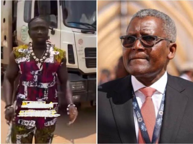 VDM leads protest by blocking Dangote trucks in Edo