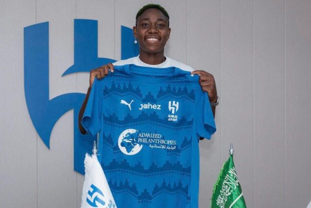 Asisat Oshoala joins Al Hilal
