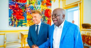 Tinubu, Macron hold private meeting in Paris Tinubu, Macron hold private meeting in Paris
