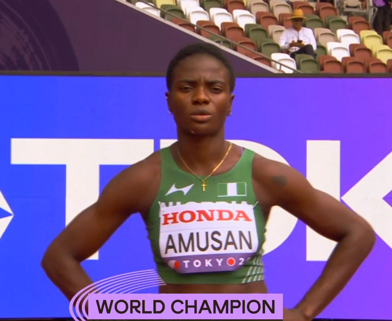Tobi Amusan qualifies for 100m hurdles semi final at World Championship