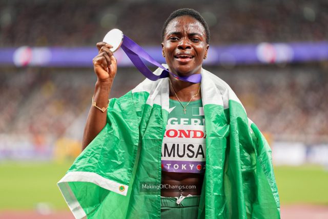 JUST IN: Tobi Amusan wins Silver medal at 100m hurdles final