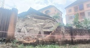 Three storey building collapses in Anambra Three storey building collapses in Anambra