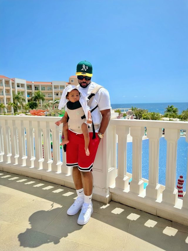 Williams Uchemba shares cute photos with newborn son