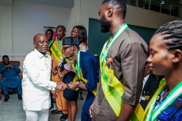 Abia governor grants automatic employment to NINE ex-corps members Abia governor grants automatic employment to NINE ex-corps members