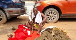 Native doctor in Anambra arrested for buying used condoms Native doctor in Anambra arrested for buying used condoms