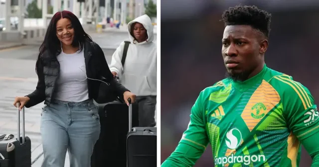 Andre Onana’s wife pictured leaving Manchester