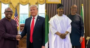 Peter Obi denies fake photos with Trump and Oluomo Peter Obi denies AI imagined photos with Trump and Oluomo
