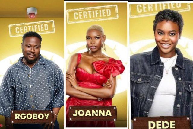 Fake eviction: Rooboy, Dede, Joanna return to BBNaija house