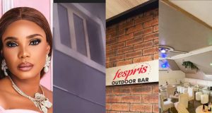 Iyabo Ojo renovates her business building gutted by fire Iyabo Ojo renovates her business building previously gutted by fire