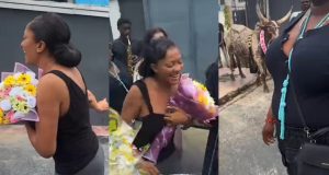 May Edochie’s fans surprise her with cow, N1m ahead of birthday May Edochie's fans surprise her with cow, N1m ahead of birthday