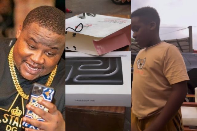 Chief Priest gifts son a MacBook Chief Priest gifts son a MacBook