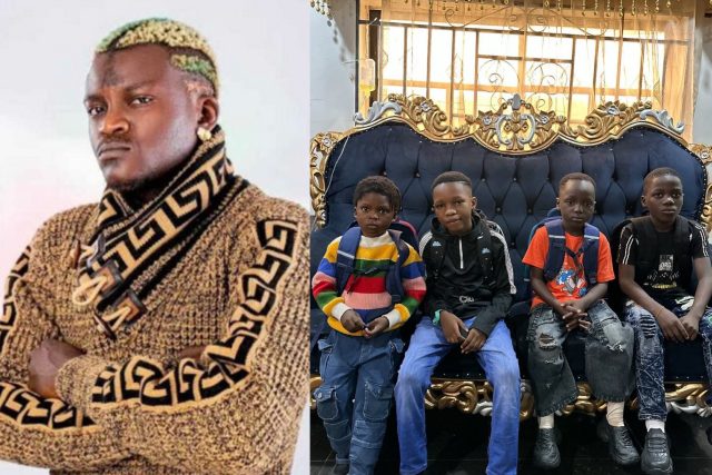 Portable shares picture of all his children as schools resume Portable shares picture of all his children as schools resume