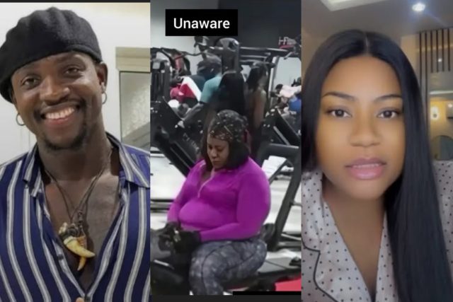 Karma is at play - VeryDarkMan drags Nkechi Blessing over gym photo