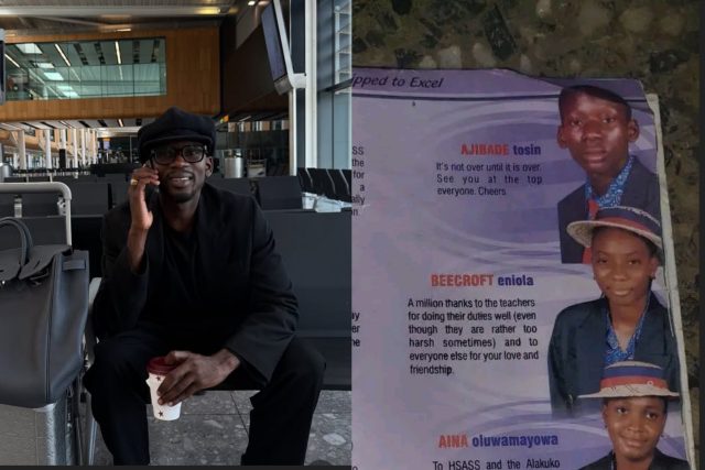 Secondary school photo of Mr Eazi sparks mixed reactions