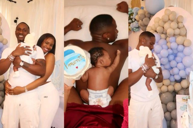Priscilla Ojo and Juma Jux celebrate son's 1st month birthday Priscilla Ojo and Juma Jux celebrate son's 1st month birthday