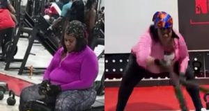 Nkechi Blessing fires back at critics over gym photo Nkechi Blessing gym photo