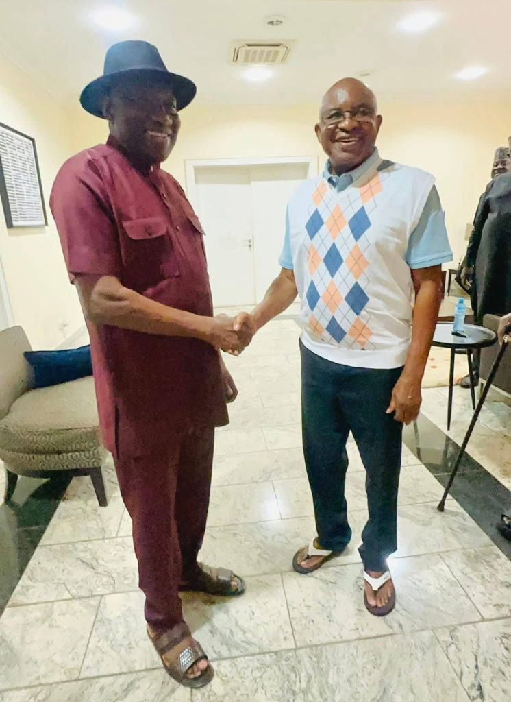 2027: Goodluck Jonathan meets ADC Chairman, David Mark 1 2027: Goodluck Jonathan meets ADC Chairman, David Mark