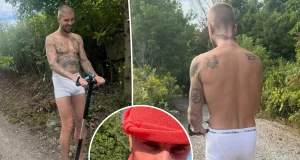 Justin Bieber bizarrely goes for a Segway ride in nothing but his UNDERWEAR Justin Bieber bizarrely goes for a Segway ride in nothing but his UNDERWEAR