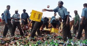Kano Hisbah destroys 1600 bottles of beer Kano Hisbah destroys 1600 bottles of beer