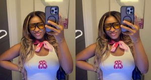 Priscilla Ojo shows off postpartum bod Priscilla Ojo shows off postpartum bod