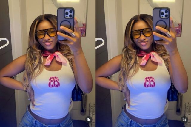 Priscilla Ojo shows off postpartum bod