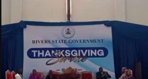 Rivers state holds Thanksgiving Service Rivers state holds Thanksgiving Service as emergency rule nears end