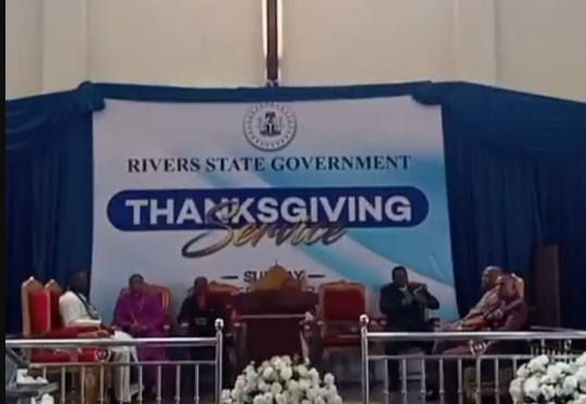 Rivers state holds Thanksgiving Service as emergency rule nears end Rivers state holds Thanksgiving Service as emergency rule nears end