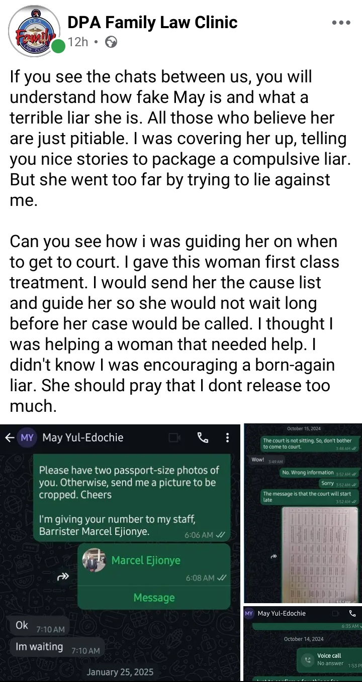 You are a liar - May Edochie's Ex-lawyer reacts to lawsuit