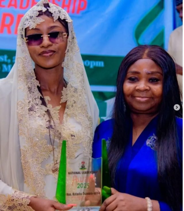 2Baba's wife, Natasha wins best legislator award