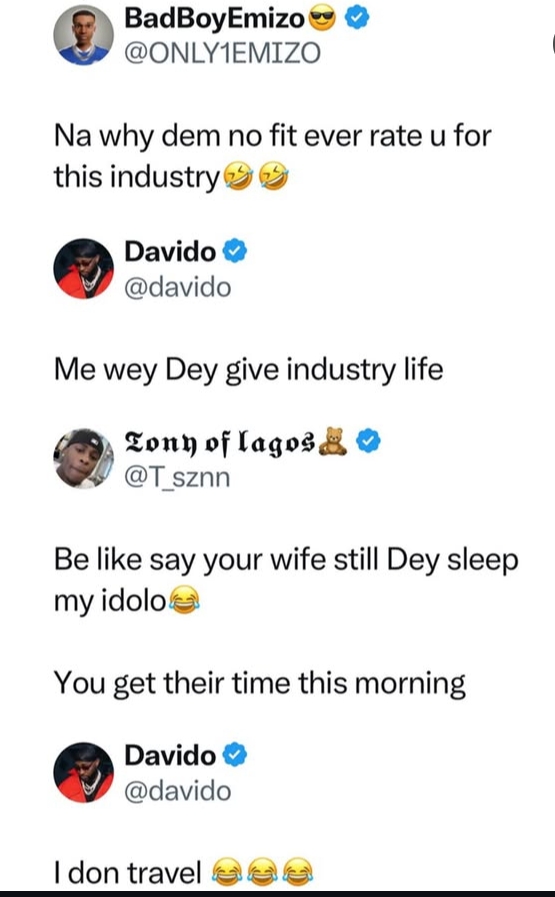 Davido clashes with X users
