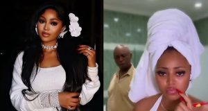 Regina Daniels fires back at critics over Ned Nwoko’s bathroom video Regina Daniels fires back at critics over Ned Nwoko's bathroom video
